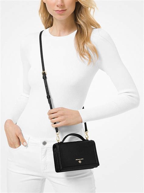 michael kors jet set small crossgrain leather smartphone crossbody bag|Michael Kors jetset crossbody bag.